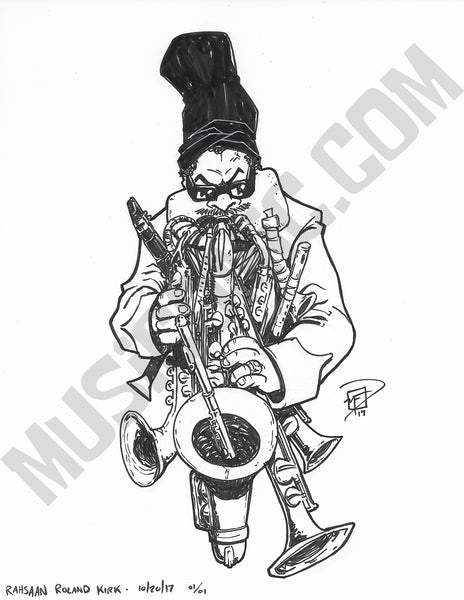 Rahsaan Roland Kirk - Original Art